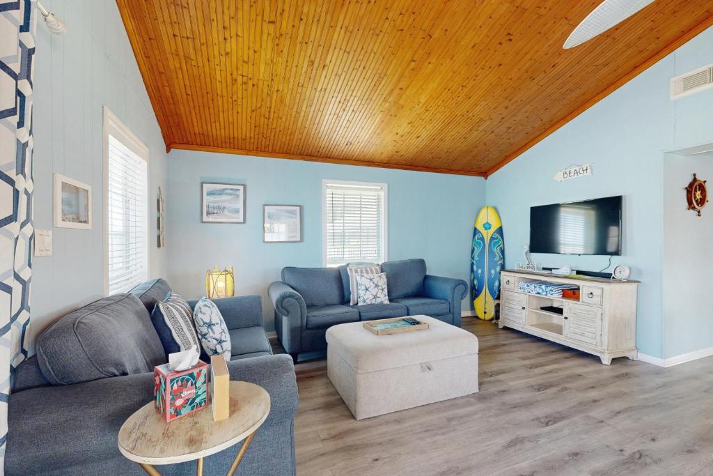 Tide Retreat, Galveston