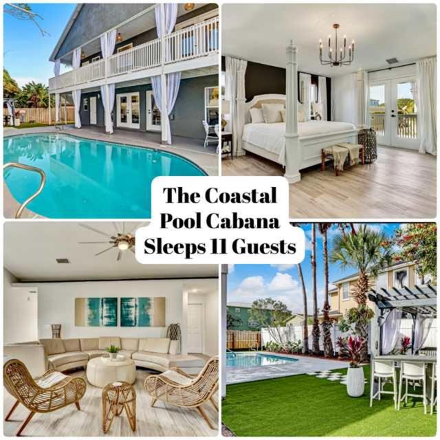Coastal Cabana Heated Pool Walk to Beach, St. Augustine