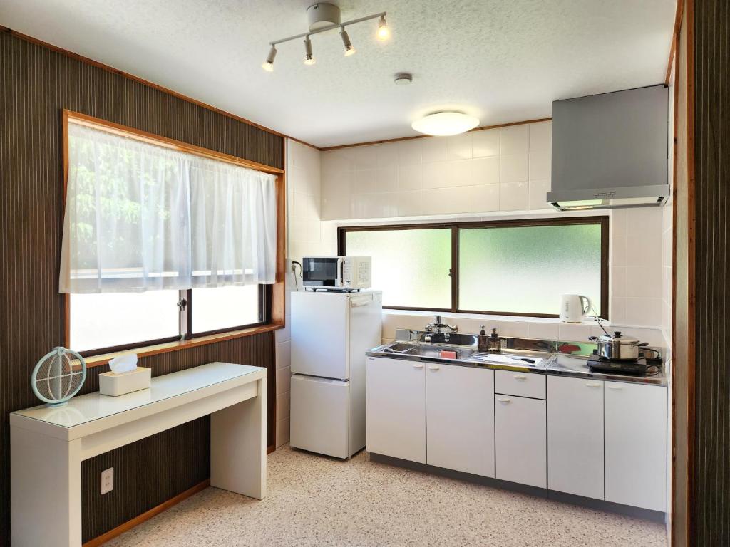 Kitchen, Casa Yamamoto by Griswood Hotels in Okinawa Main island