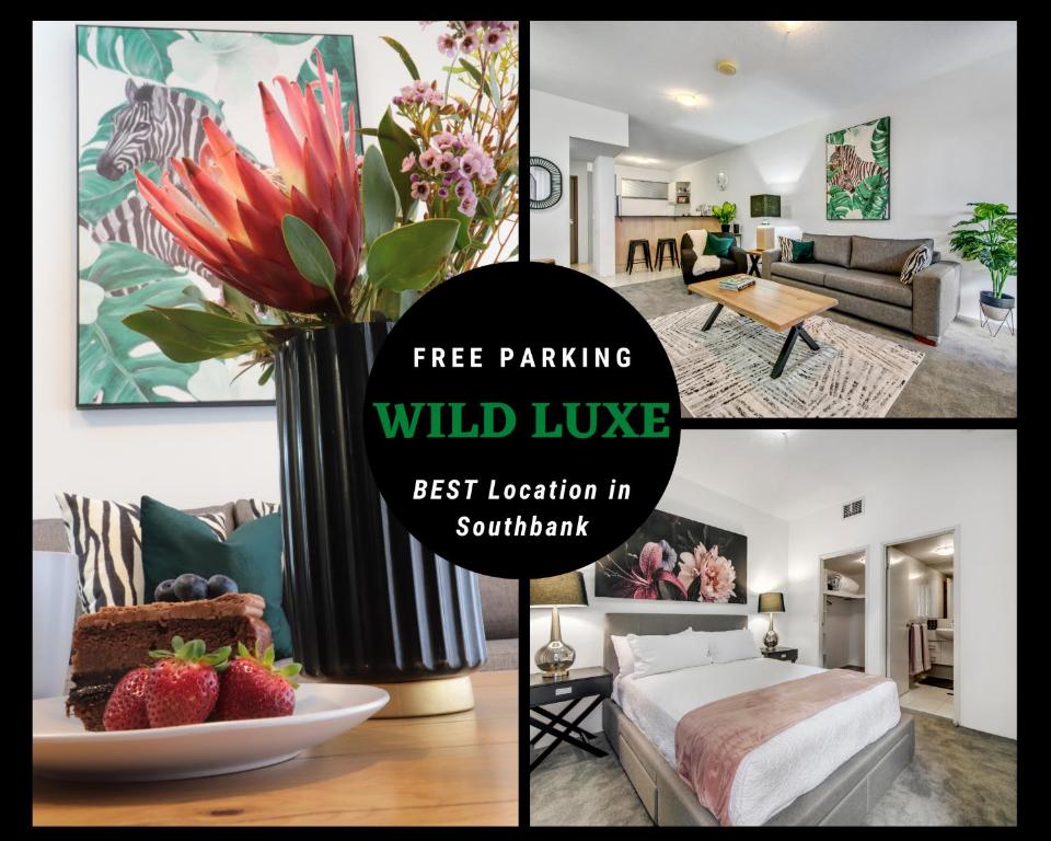 Wild Luxe Apt - Southbank & Fast WiFi, Parking, Brisbane
