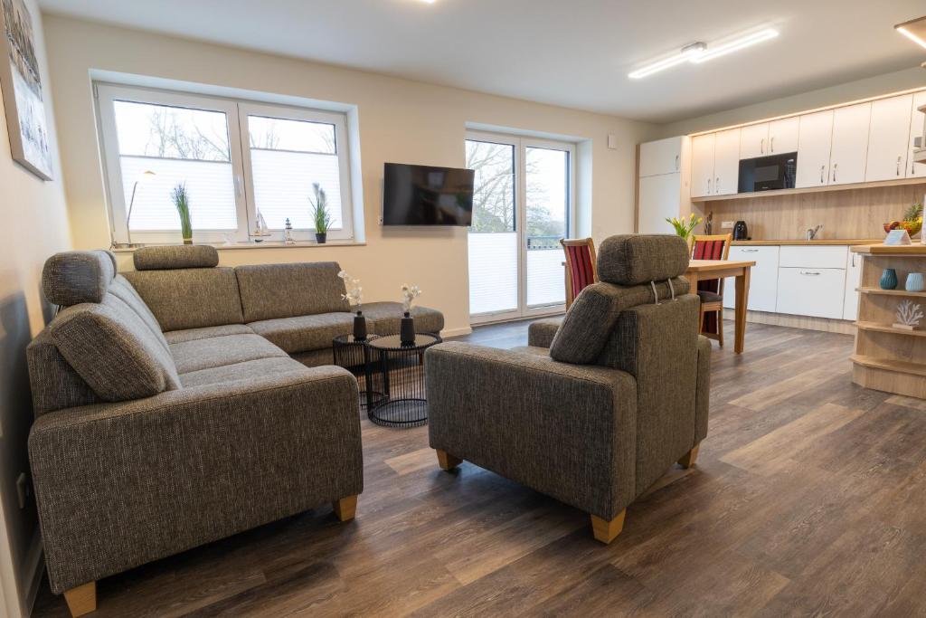 Nordseeglück 16 mit großem Balkon und Sauna, Dorum