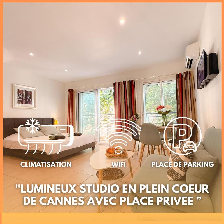 Le Carnot By ApiRent #Centre-ville #Climatisation #Wifi, Cannes