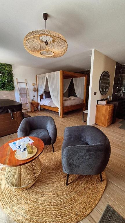 Le Cocoon - Jacuzzi, Sauna et Piscine privée - 3