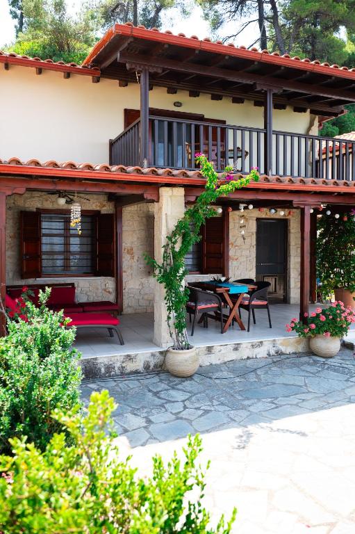 First in the sea with amazing view house, Kriopigi