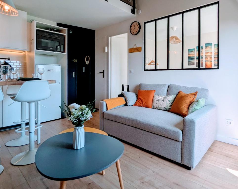 Duplex vue mer à deux pas de la plage, balcon et espace cinéma - 5