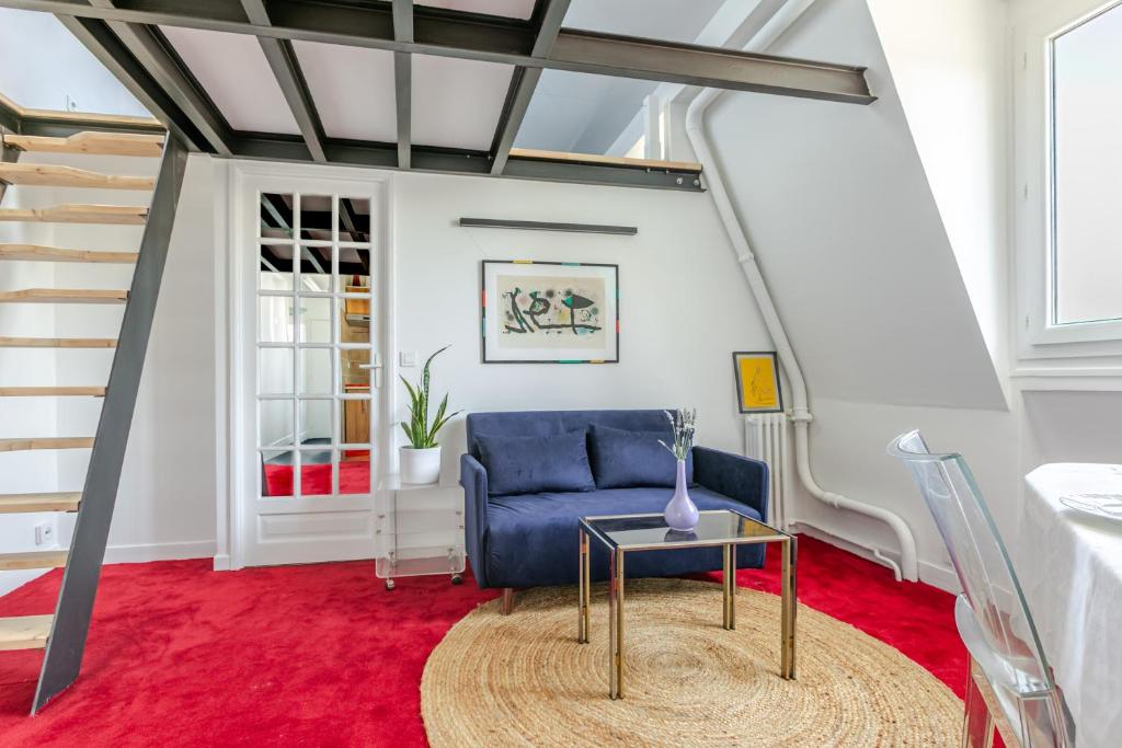 Duplex lumineux avec vue Tour Eiffel - Paris 7e - 5