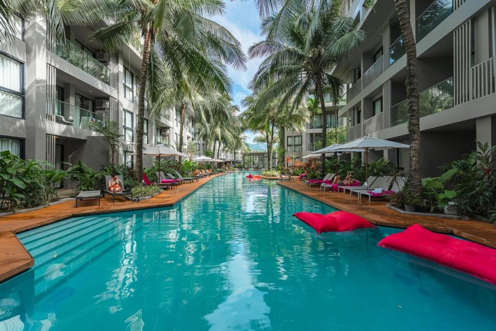 C216 Relaxing 1BR Pool Access Gym and Great Vibes, pláž