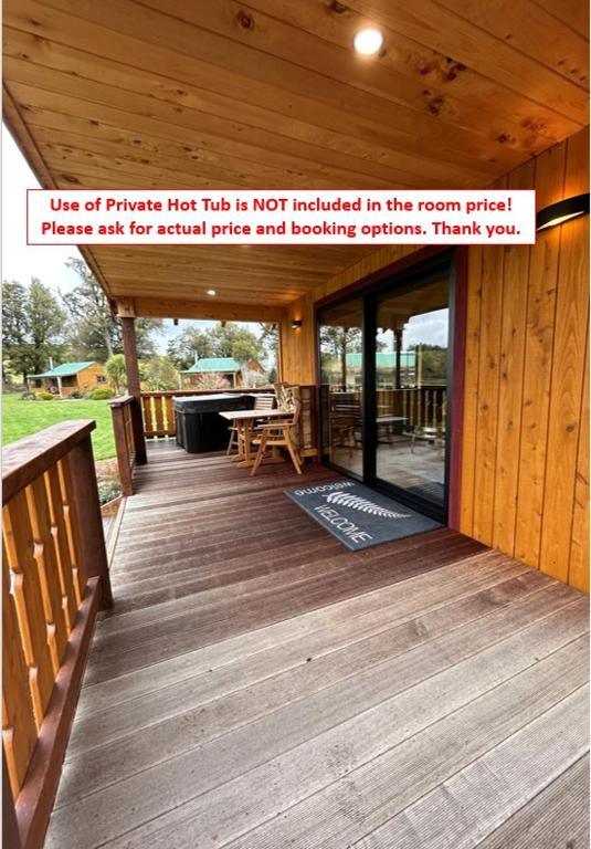 Hot tub, The River Lodge in Ohakune