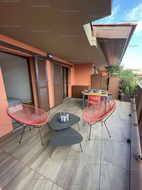 4TERIMP-A02 T3 neuf avec terrasse climatisation parking Collioure - 3