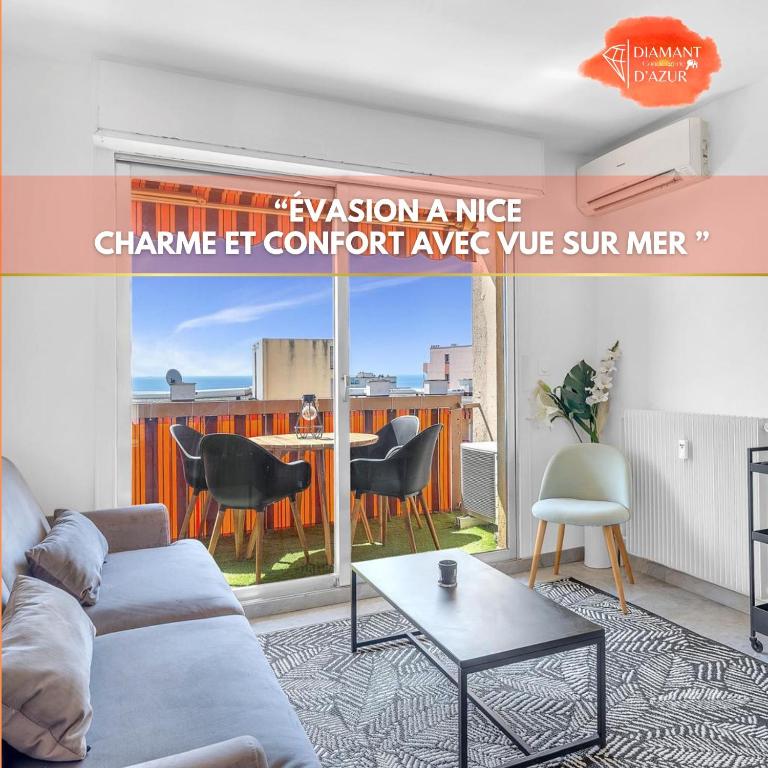 Bel appartement vue mer proche de la promenade des anglais - 1