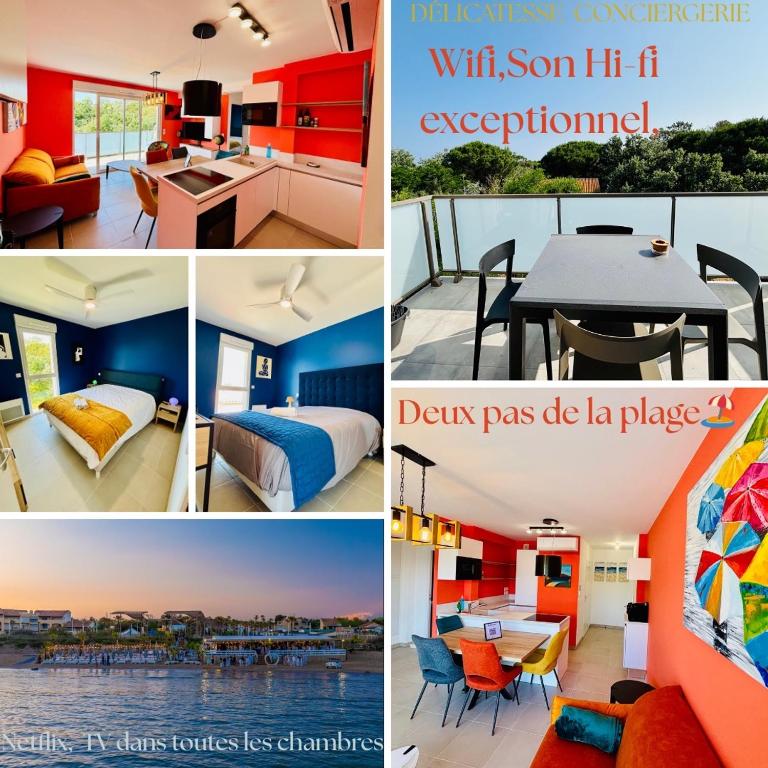 Haut Standing ACCÈS DIRECT MER 3min à pieds,Parking privée, Wifi, Netflix, Vias