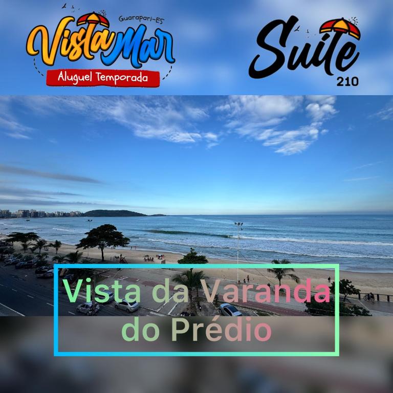 Suíte Mar 210 - Econômica e Compacta - Praia do Morro - Prédio frente Mar com elevador, atravessou a avenida, já está na Praia - Garagem - Internet, Guarapari