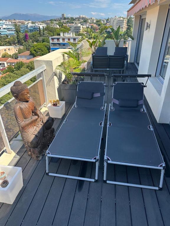 TOP 2 Bedrooms 2 Baths 2 WCs Terrasse Juan Les Pins - 3