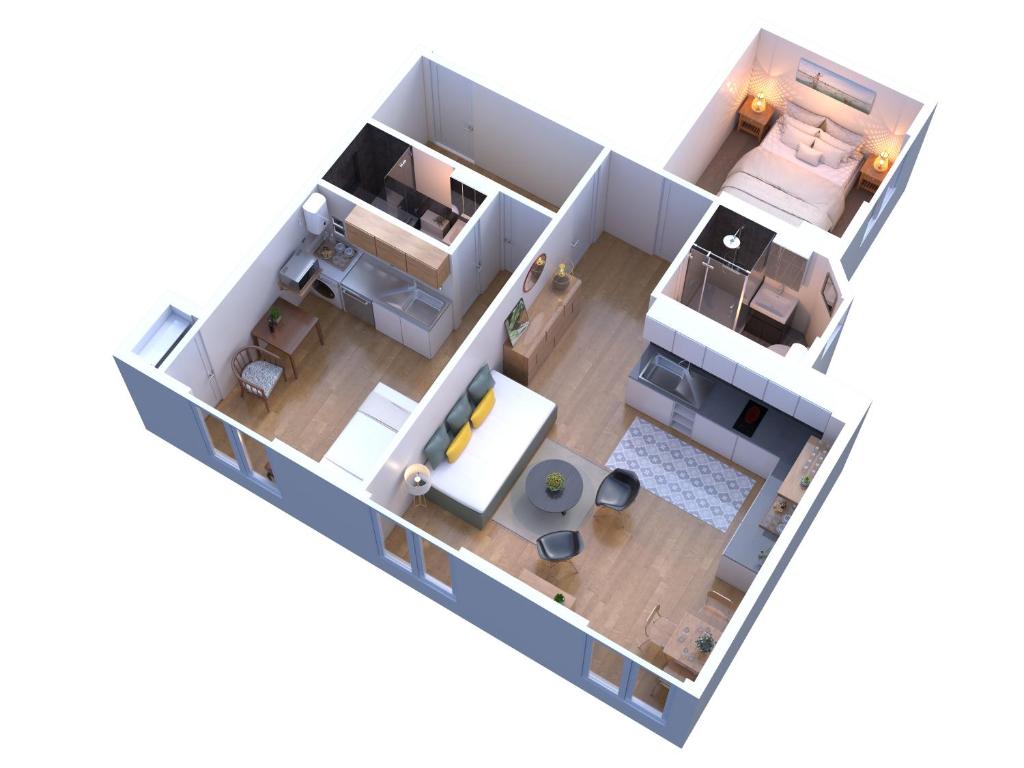 Paris Rooftop Views Cosy 2 Bedroom Stay Central - 3