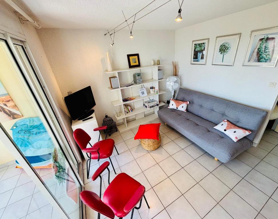 Appart Bord de Mer, Parking privé gratuit,Pour 2 ou 4pers - 5
