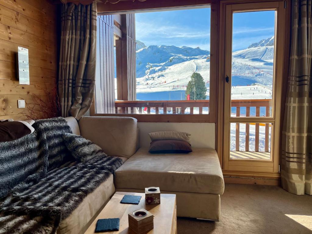 Appartement Ski aux pieds 3 ch balcon vue pistes et place parking - 1
