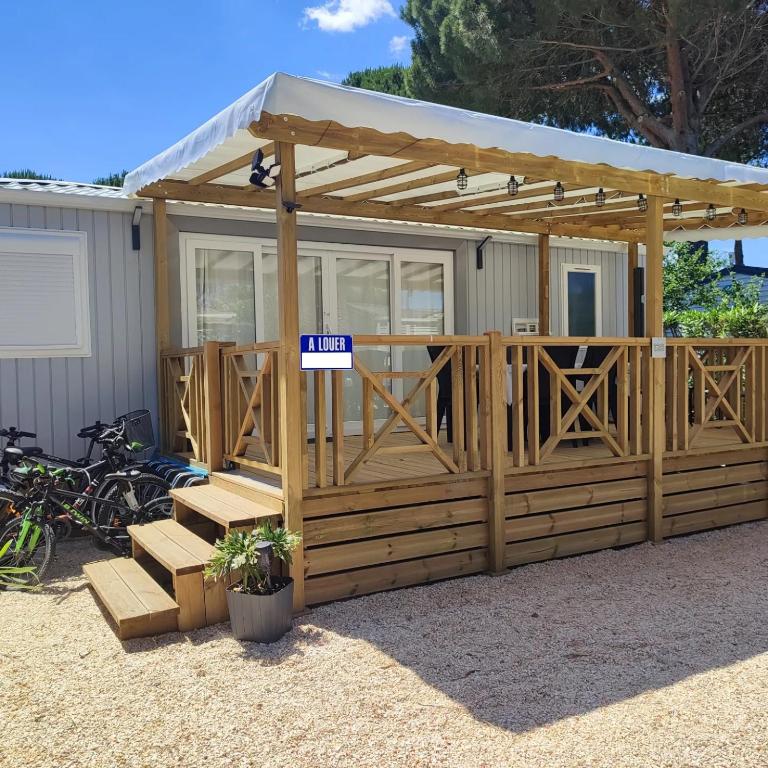 Camping DEL MAR 4 Étoiles à ARGELÈS SUR MER Mobil-Home Cosy en 3Ch au calme - 2