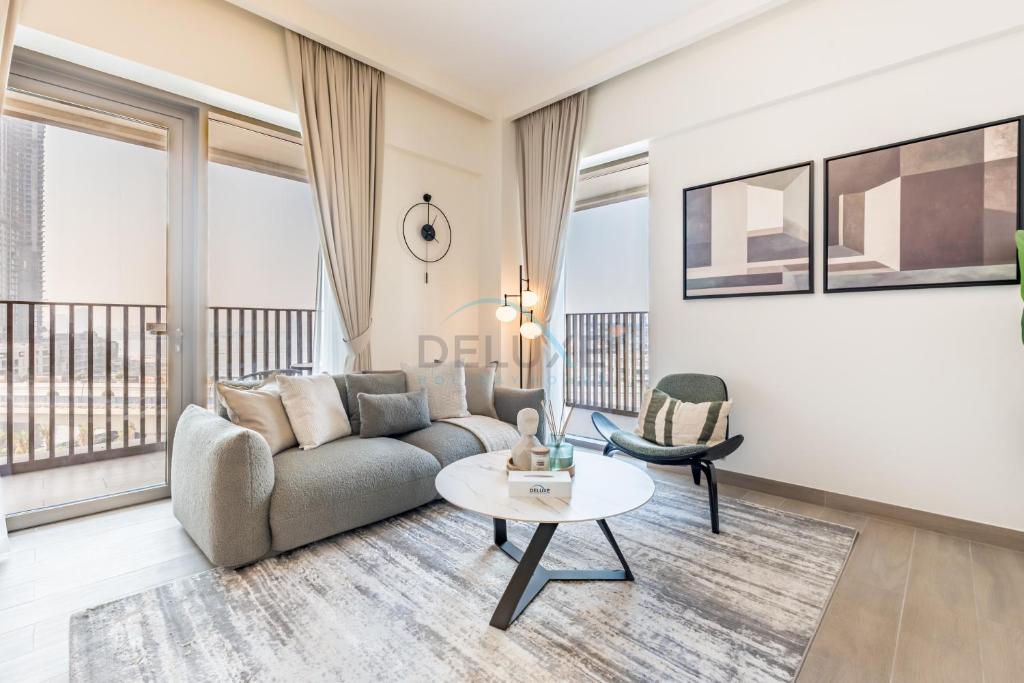 Creek Views 1BR, Short Drive to Ras Al Khor Sanctuary and Festival City Mall, Rosewater at Creek Beach Building 3, Dubai Creek Harbour by Deluxe Holiday Homes, Dubaj