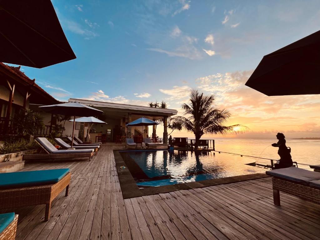 View, Nusa Veranda Sunset Villas & Restaurant in Bali