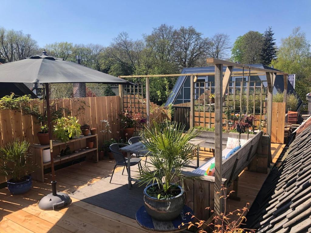 Ruim appartement met terras rustig gelegen, centrum Bergen, Bergen