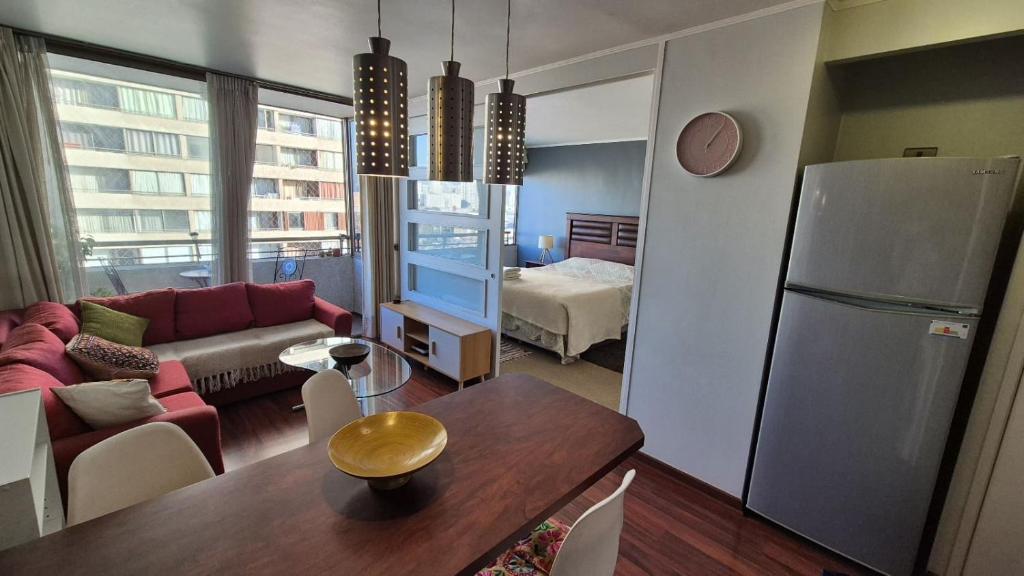 Apartamento Pet-Friendly com Piscina e Vista Rio - Recoleta, Centro, Santiago - 3