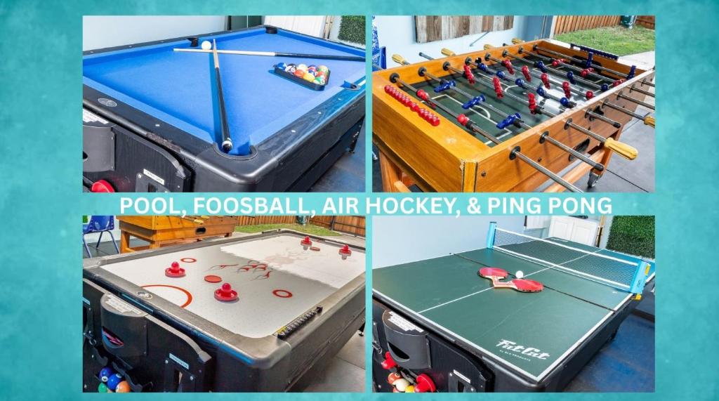 Ultimate Game Room Oasis for 12 - Private Patio - BBQ - 2 Kings - 6 TVs - Full-Body Massage Chair, Dallas