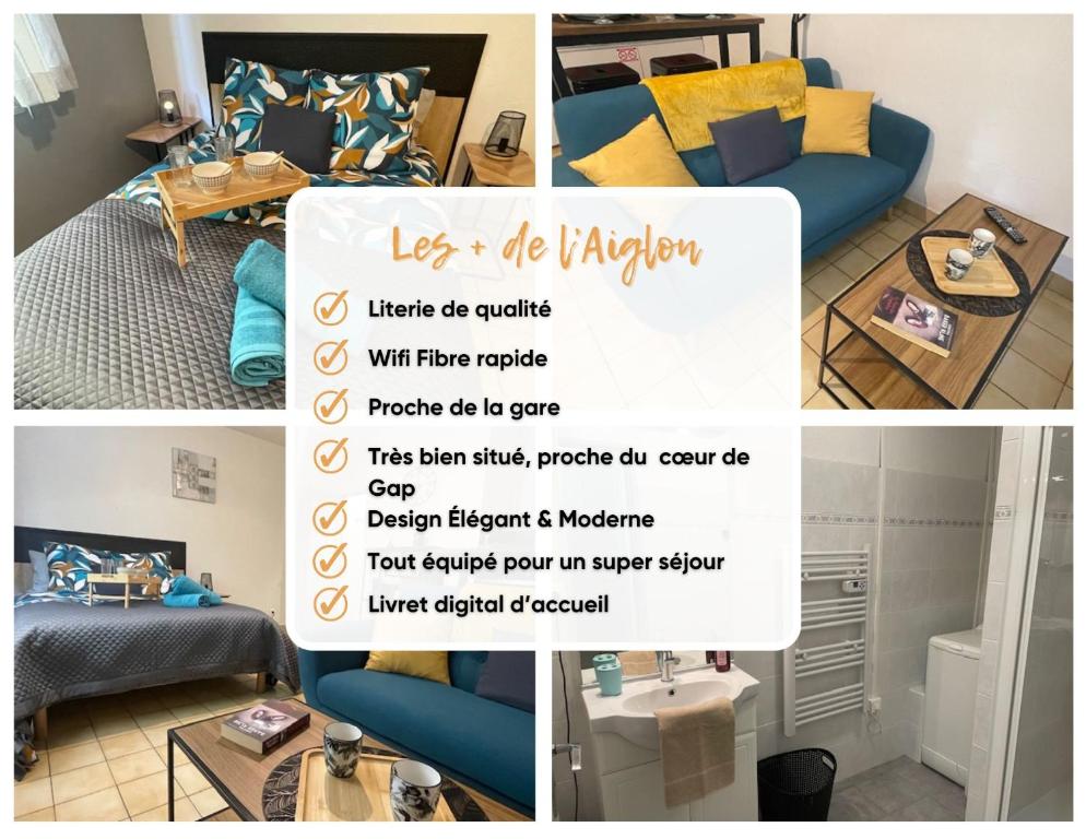 L'Aiglon Studio cocon au coeur de Gap - 3