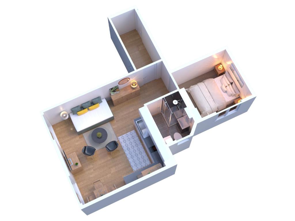 Paris Rooftop Views Cosy Separate Living Stay - 3