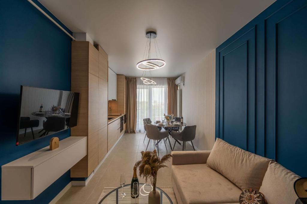 Viso Apartment in Odyssey-SeaView-Spa&Pool-Parking, Mamaia