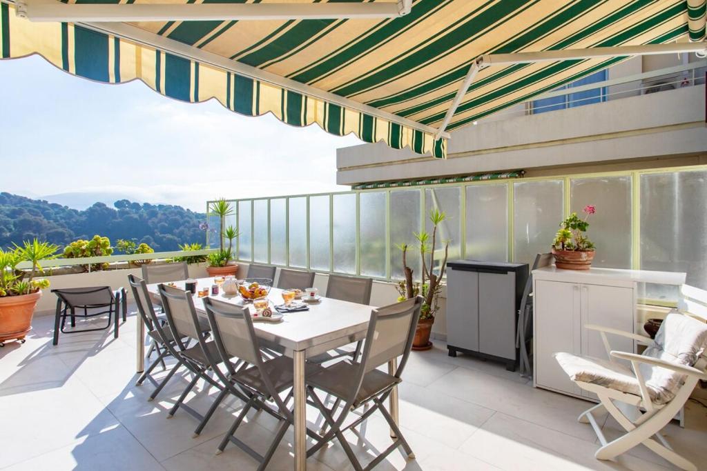S12 Staywizus - 2BDR Bellet Sea & Mountain View Parking, terrace & AC - 5