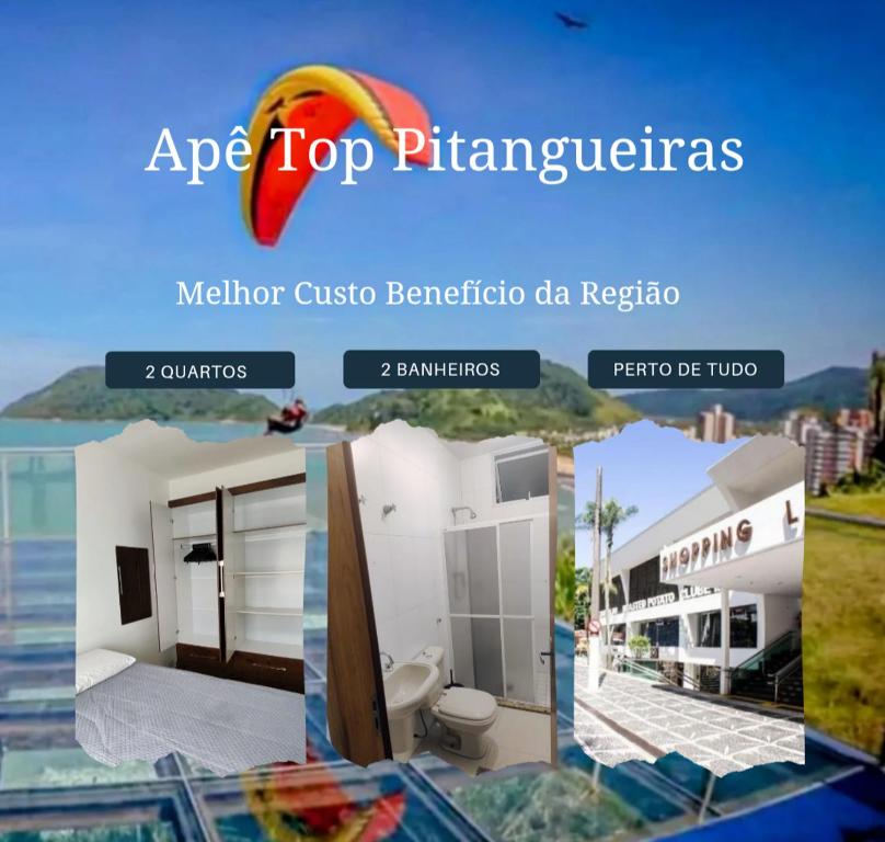 Apê Top Pitangueiras - Acolhedor, Pé na Areia,a 50mts do Shopping La Plage e da Melhor Praia do Guarujá, Guarujá