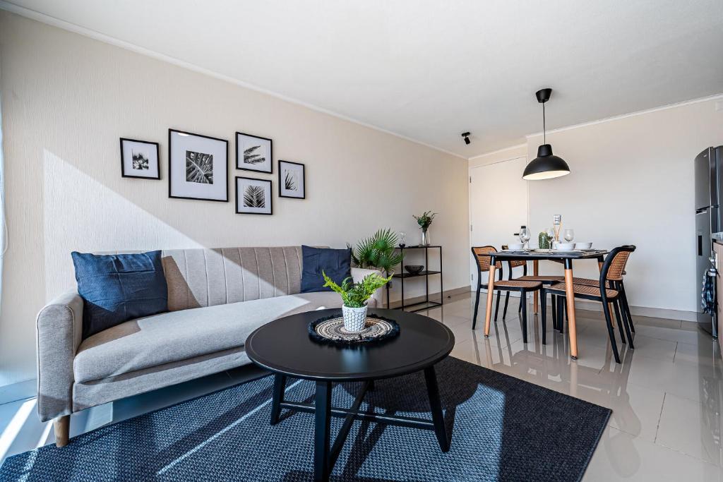 HOM I Depto Moderno 1D1B en Santa Isabel, Santiago - 4