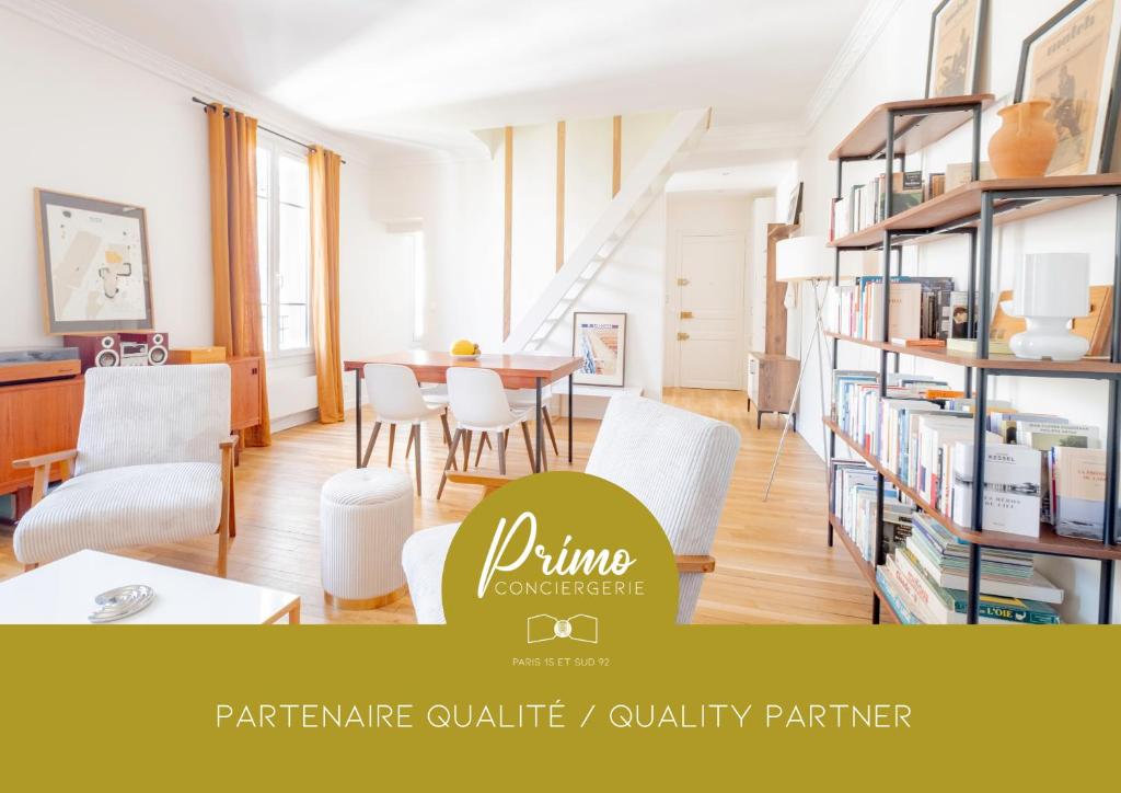 Le Martin - Duplex, proche métro et commerces, Paris