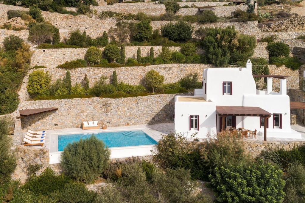 Excellent Mykonos Villa Villa Psarrou Epsilon 4 Bedrooms Stunning Sea Views Psarrou 전경
