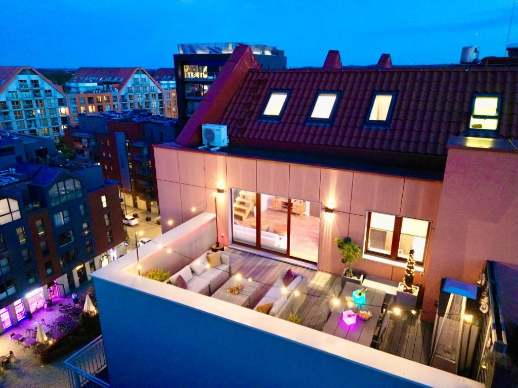 Waterlane Penthouse I Pool I Panoramic View, Gdaňsk