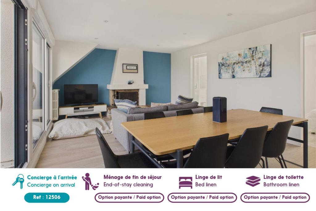 180m de la plage appartement 4 adultes - 4 enfants - 3