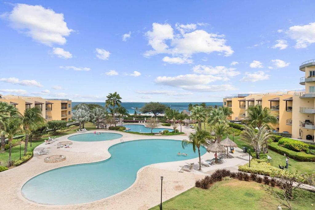 Beachfront - Supreme View 2BR condo - A344, Palm-Eagle Beach