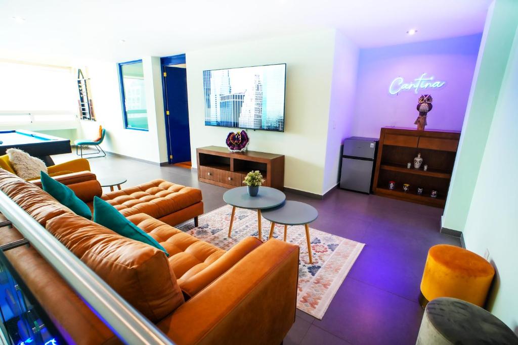 Casa Azul-Hidden Roma Norte Gem, City Views, 4BR - 5