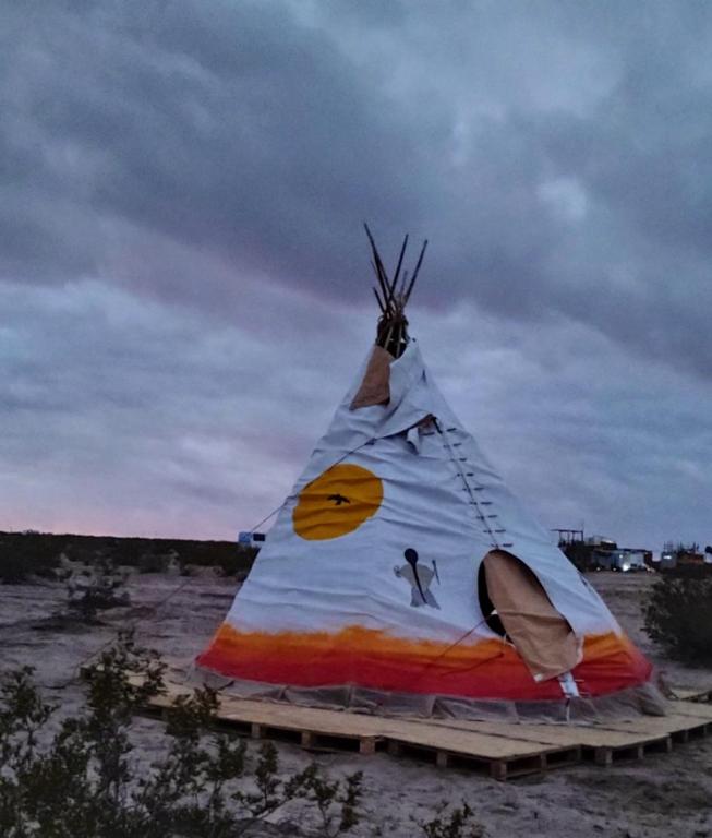 Tee Pee at Maringa Serrano, Joshua Tree
