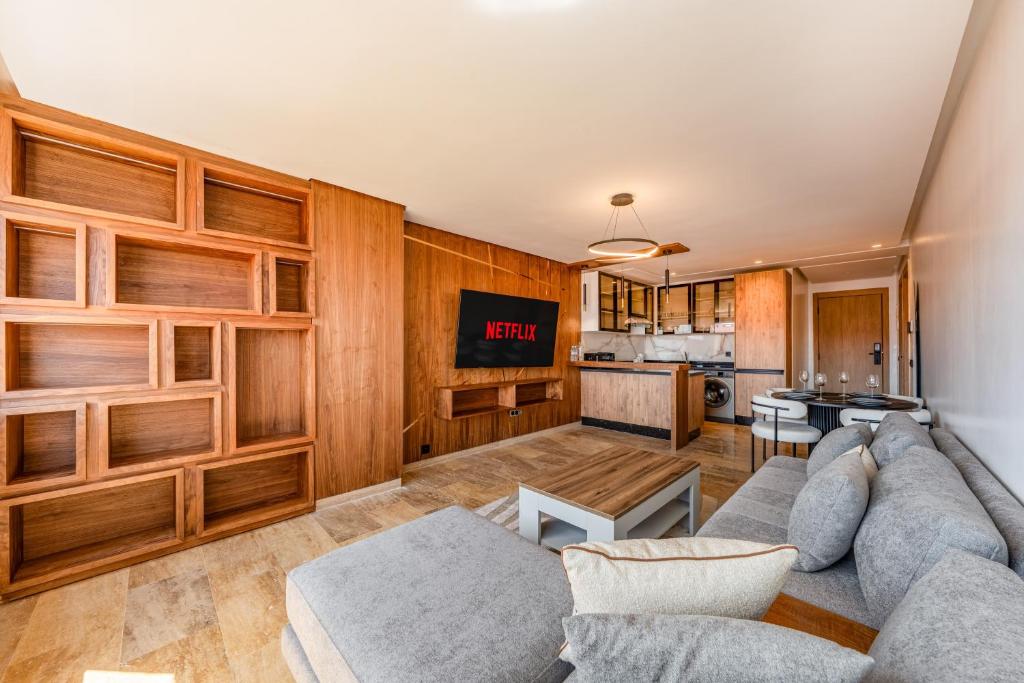 1 Ch, 1 SDB et Parking gratuit au Centre de Gueliz avec vue, Marakéš