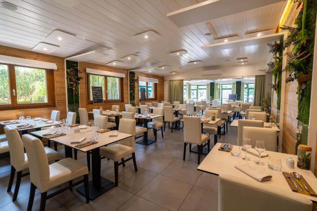 The Originals City, Hôtel L'Arc-En-Ciel, Thonon-les-Bains レストラン