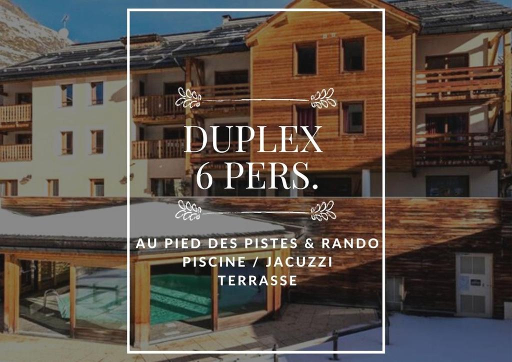 Appartement Abries - Jacuzzi et piscine - Pied des pistes - Duplex 6 personnes - Résidence étoilée - 1