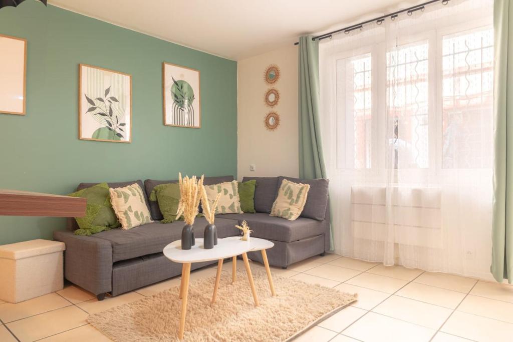 Studio cosy 4 pers au Centre ville de Toulouse et Métro à 2 min - 2