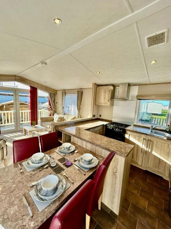 Lodge at Whitehouse leisure park, Kinmel Bay