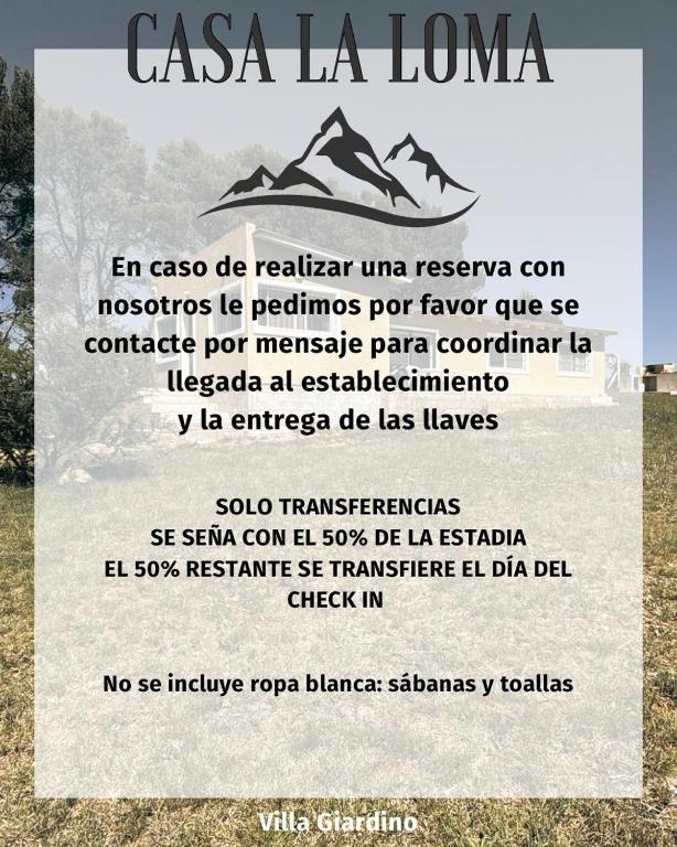 Casa La Loma en Villa Giardino - Córdoba - 4