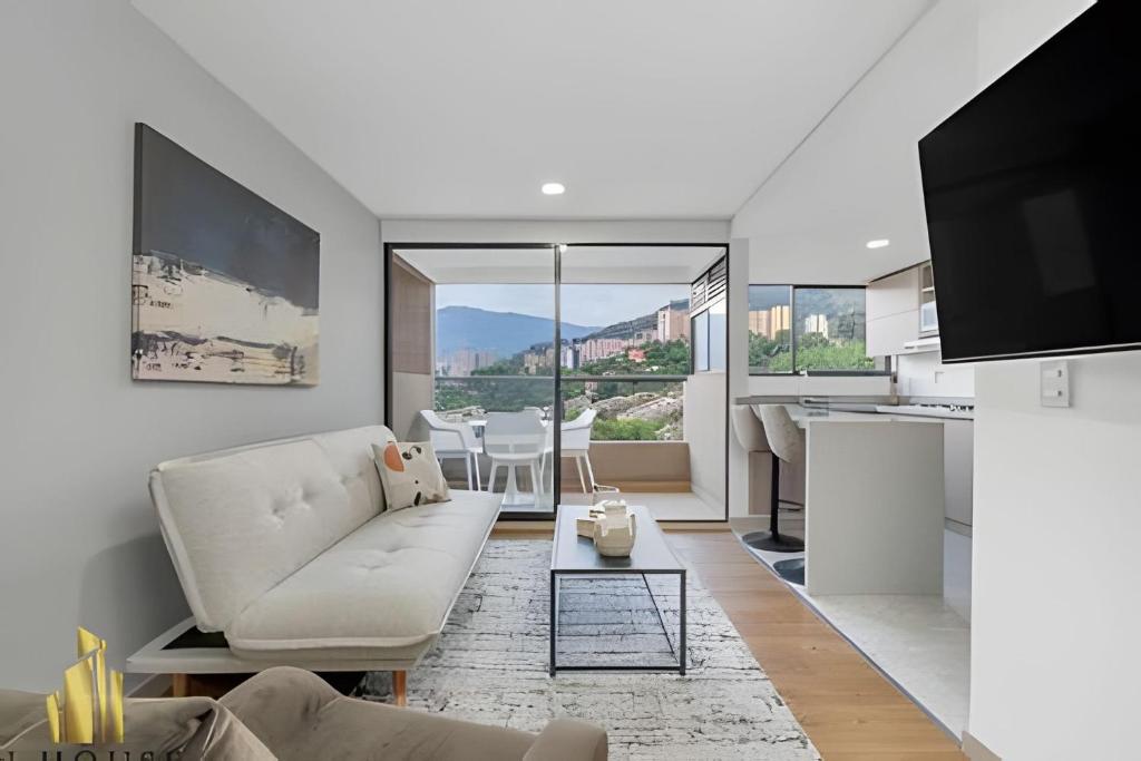 Scala 1901 - Serene apt/balcony/deluxe furniture, Sabaneta