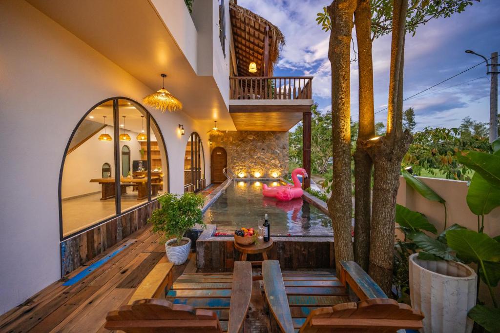 Swimming pool, Alana Riverside Retreat in Hoi An