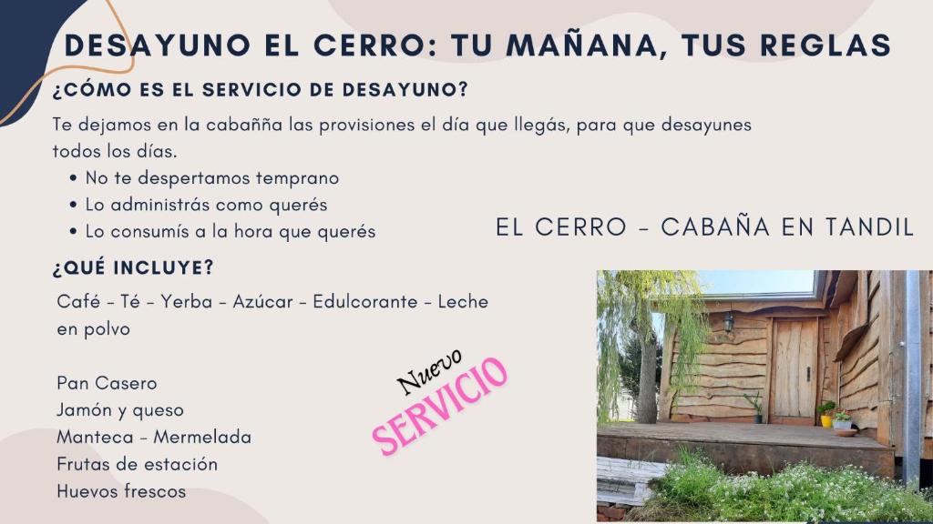 El Cerro - Estilo cabaña - 2