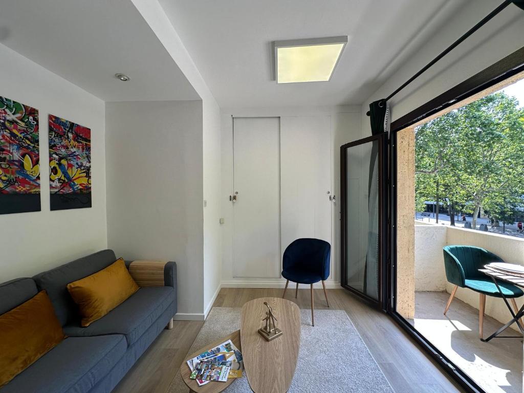L'étape Aixoise - appartement climatisé terrasse centre ville Rotonde cours Mirabeau allées provençales - 3