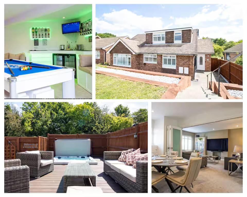 The Bar Bubbles Retreat - Hot Tub Games Room Pass the Keys, Hastings